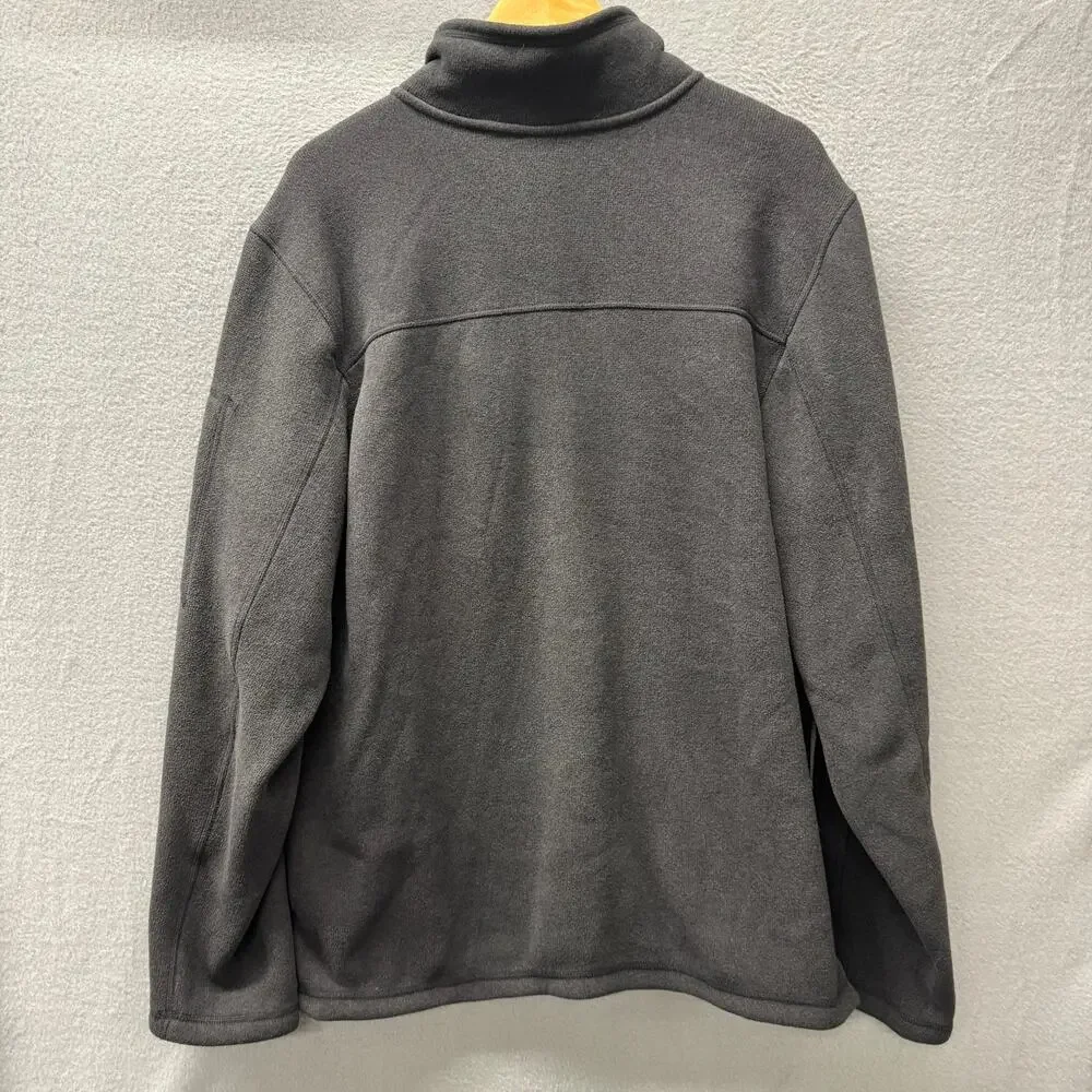 The North Face Jacket Mens‎ XL Gray 1/4 Zip Fleece Pullover Gorpcore Heavyweight